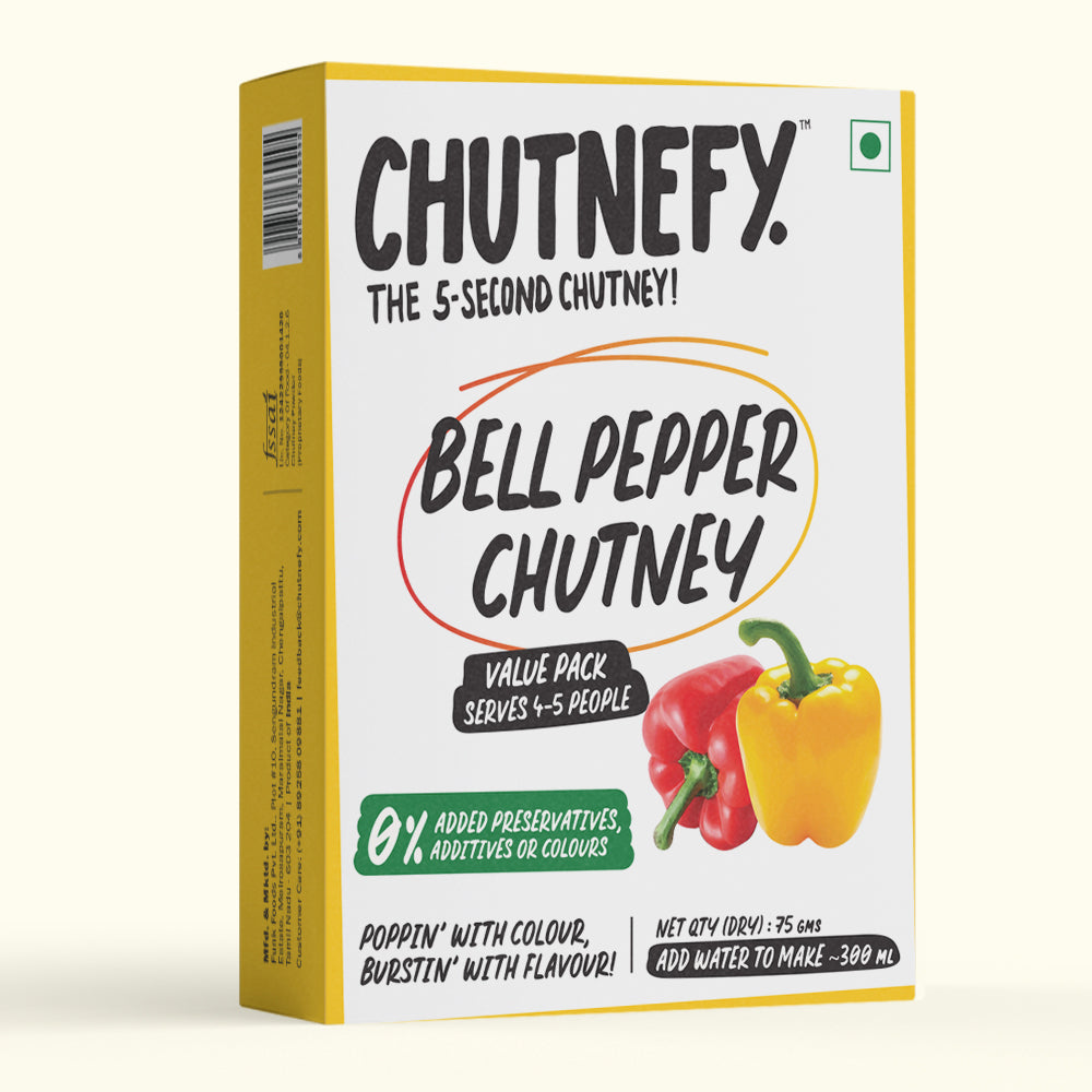 Bell Pepper Chutney | The Versatile Special | Mild| Value Pack