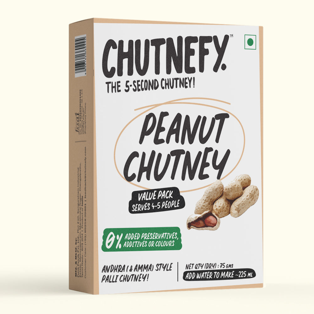 Peanut Chutney | Andhra Style | Spicy | Value Pack