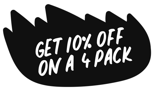 GET 10% OFF ON A 4 PACK