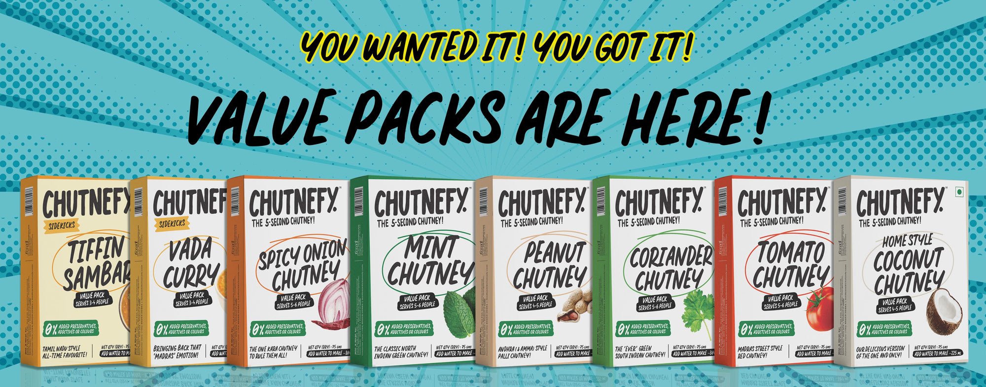 YOU WANT IT ! YOU GOT IT ! VALUE PACK ARE HERE!