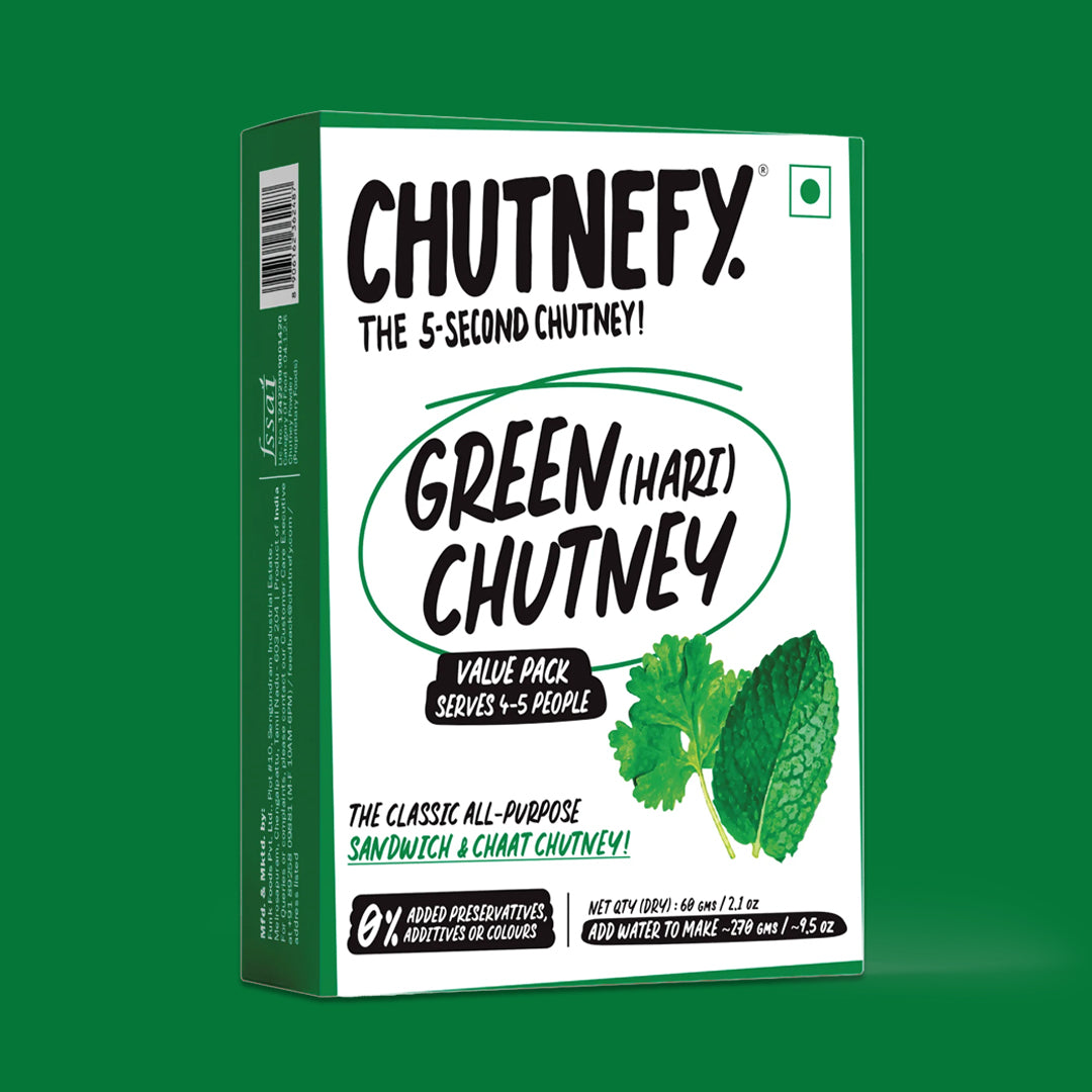 Green (Hari) Chutney | Serves 4-5 | Home Style Delicious & Ready-to-Eat Mint Chutneys