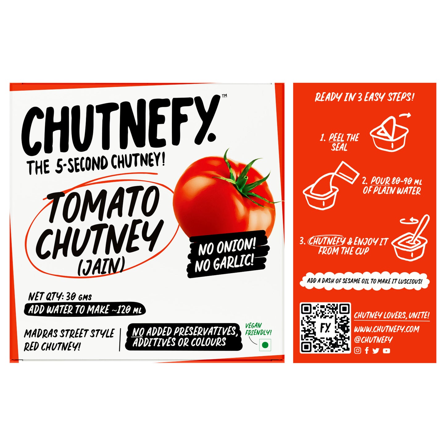 Tomato Chutney [Jain]