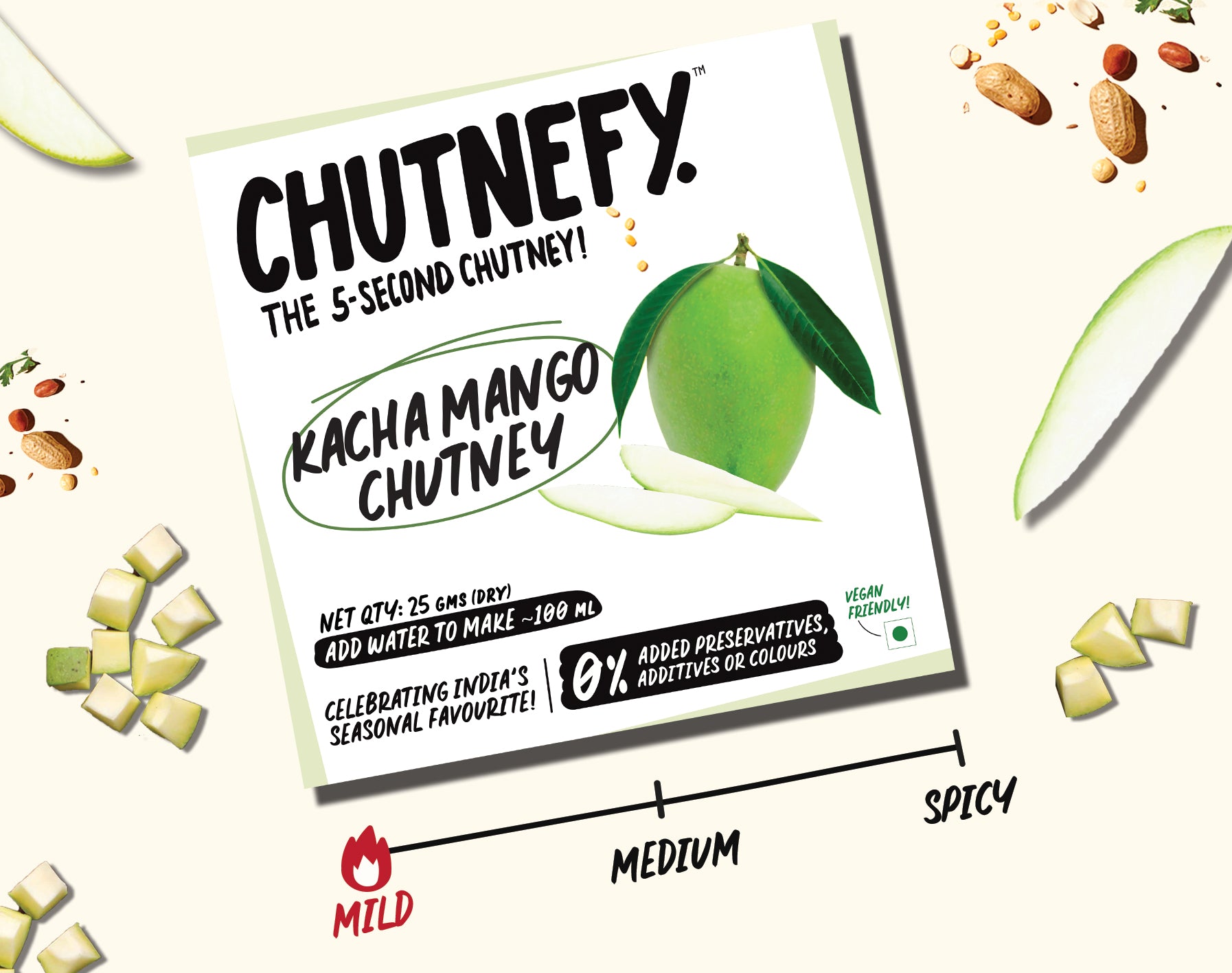 Kacha Mango Chutney | Mild