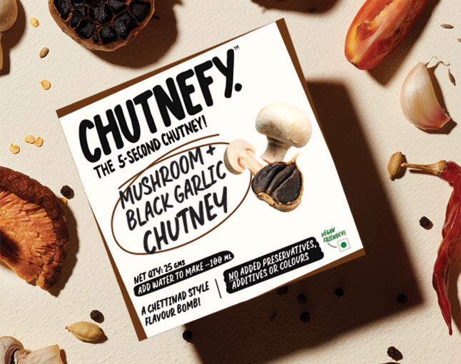 Mushroom & Black Garlic Chutney