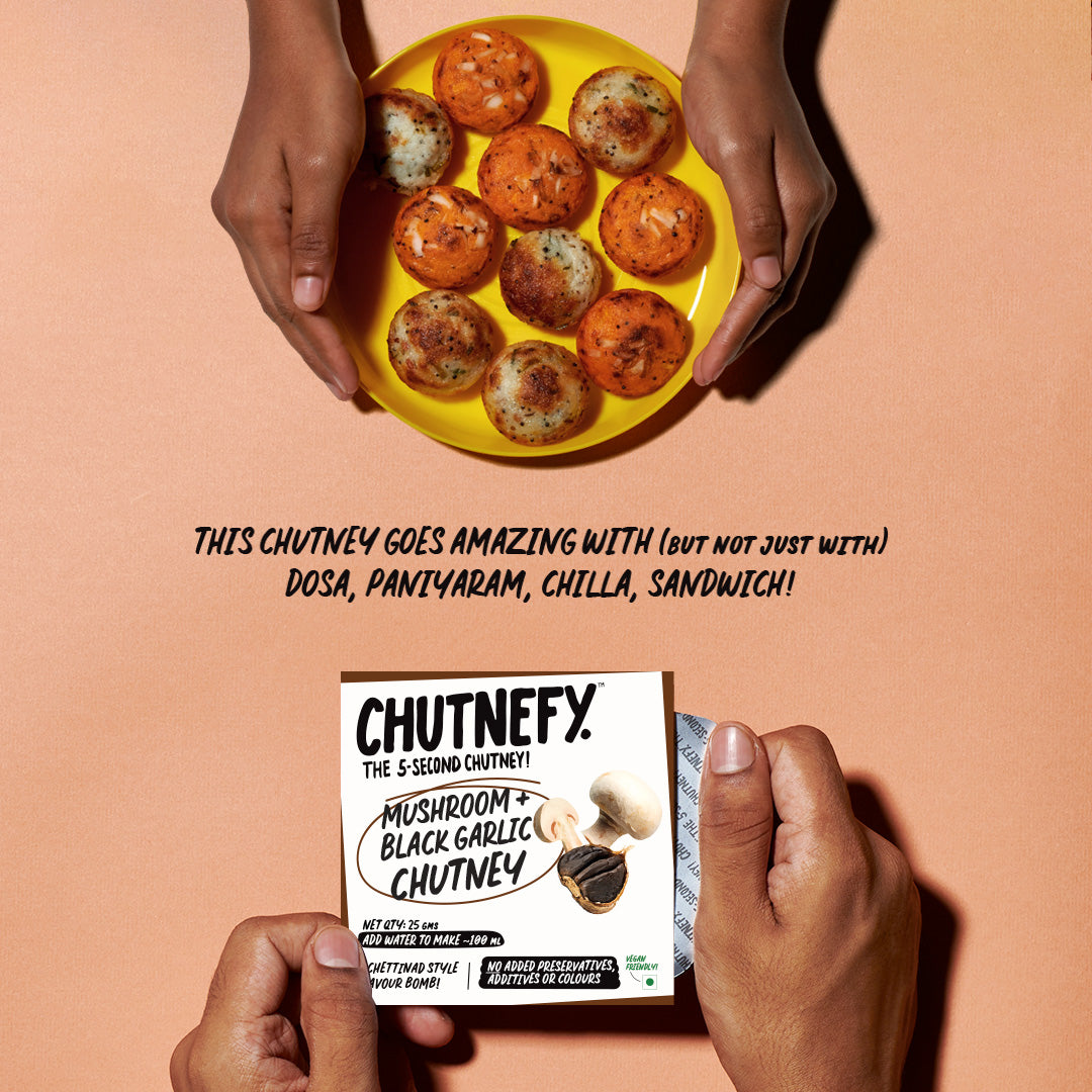 Mushroom & Black Garlic Chutney