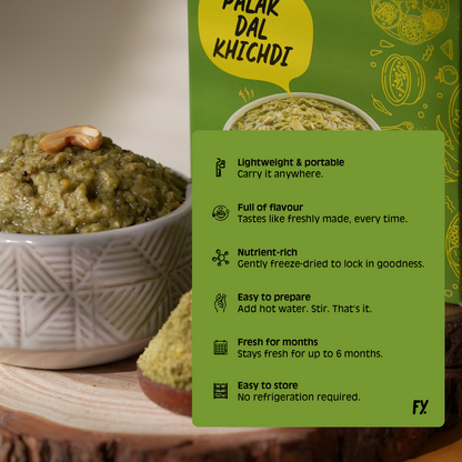 Palak Dal Khichdi
