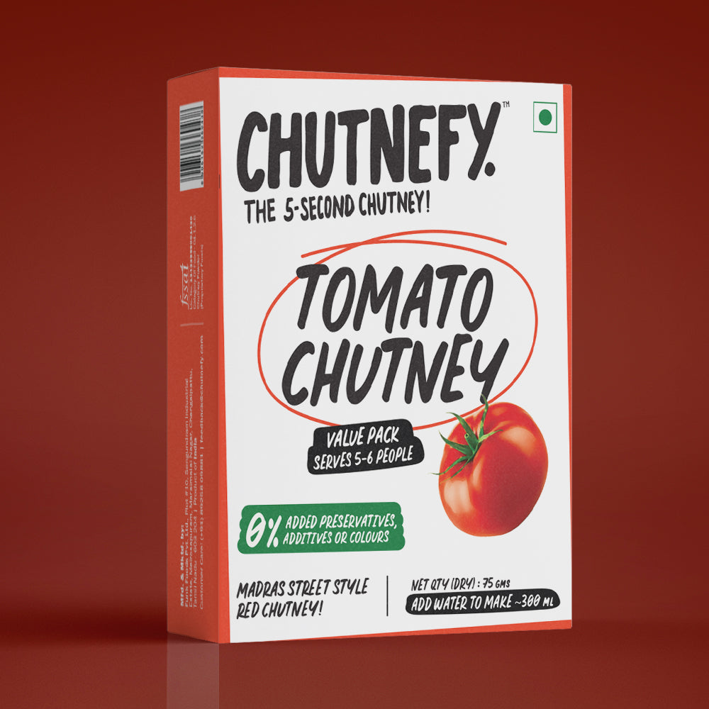 Tomato Chutney | Madras Style | Medium Spicy