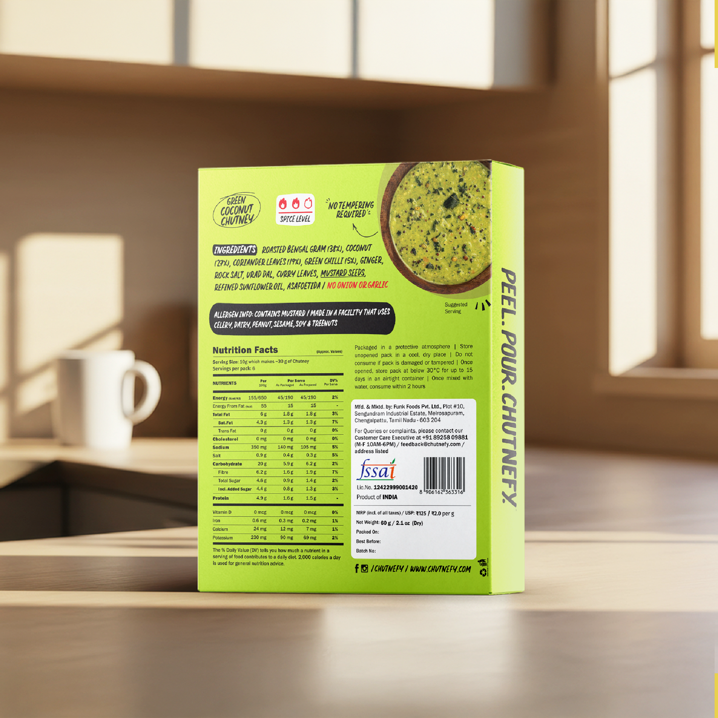 Green Coconut Chutney