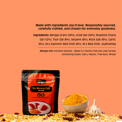 Idli Milagai Podi (Gun Powder)