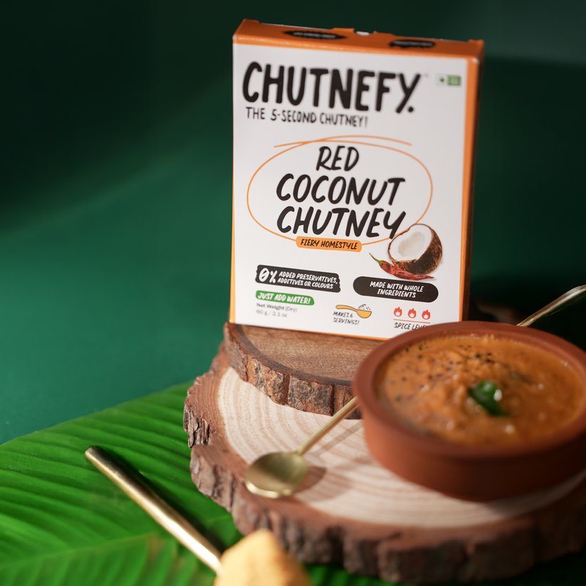 Red Coconut Chutney – Chutnefy | The 5-Second Chutney!
