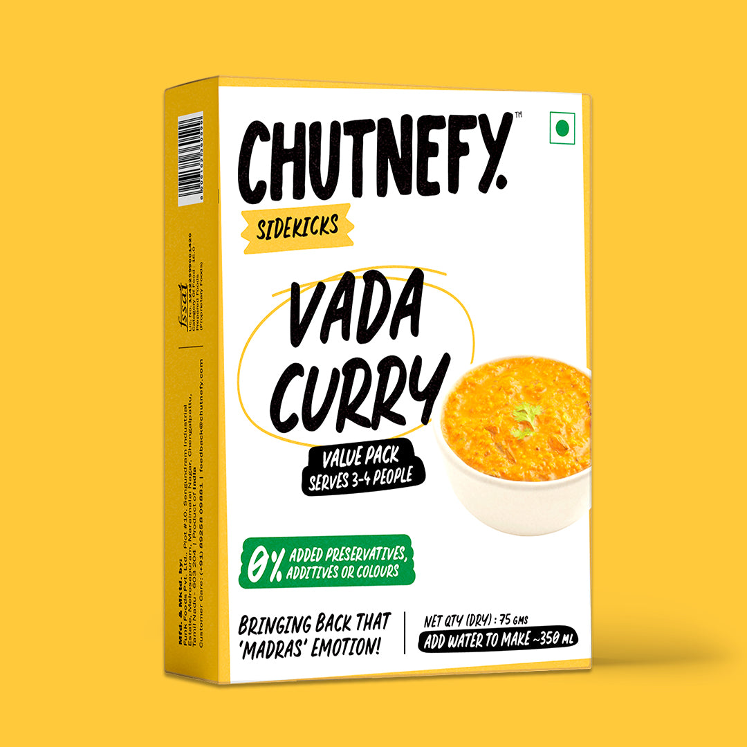 Vada Curry | Madras Style | Medium Spicy | Serves 3 to 4